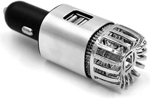 Matilda Car Air Purifier-Air Filter Ionizer with Dual USB Car Charger-Car Air Freshener