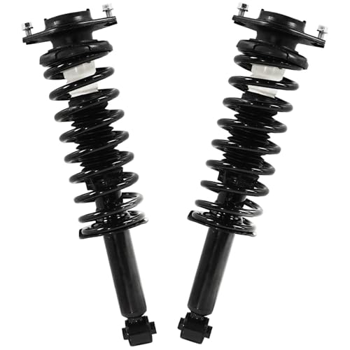 Image of Detroit Axle - 6pc Suspension Kit for 2009-2013 Subaru Forester [Turbocharged], 4 Front Rear Struts with Coil Springs 2 Front Sway Bar End Links 2010 2011 2012 Replacement
