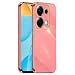 Produktbild HONLEN Hülle für Redmi Note 13 Pro 4G / Poco M6 Pro 4G (6.67" Inches), Weiche Silikon-TPU-Hülle, Galvanisiertes Rahmendesign - Rot