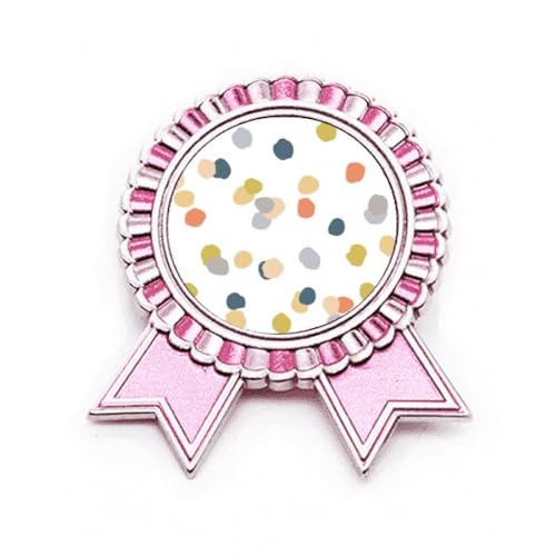 Badge broche rose Winner Award Medal en métal taille M Colors s Art