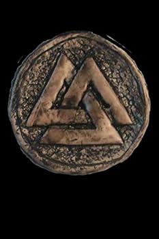 Valknut Amulet: Blank Lined Notebook, Journal or Diary