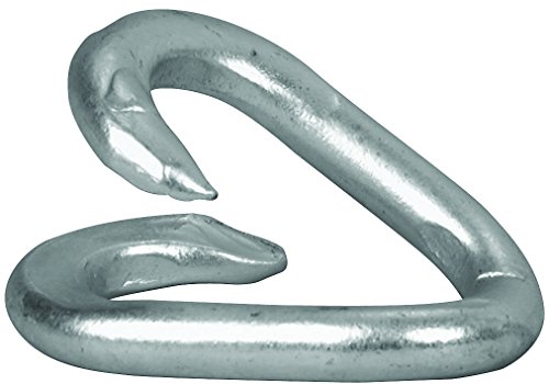 Campbell Chain & Fittings T5950024 Repair And Lap Link, 1/8" X 3/4", Zinc Plated, Tagged (Pack Of 10) #TOP12