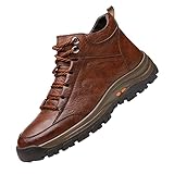 Arbeitsschuhe FüR Pflegepersonal,MäNner Frauen Unisex Safety Toe Arbeitssicherheit Trainer,Kann Zum Arbeiten,Fertigungs- Und Metallverarbeitende Industrie,Brown▁47