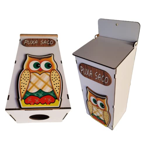 Puxa Saco - Porta Sacola (Dispenser) Coruja
