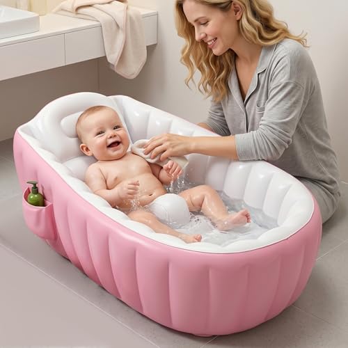 Baignoire gonflable pour bébé compacte idéale pour les vacances - 3