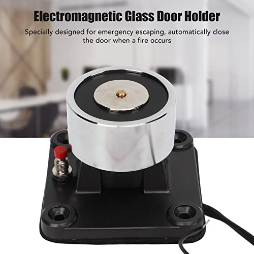 Elektromagnetischer Türhalter für Feuer, an der Wand Montiert, 80 Kg Saugkraft, Rauchdicht, Normalerweise Offen, Feuerglastürhalter aus Aluminiumlegierung