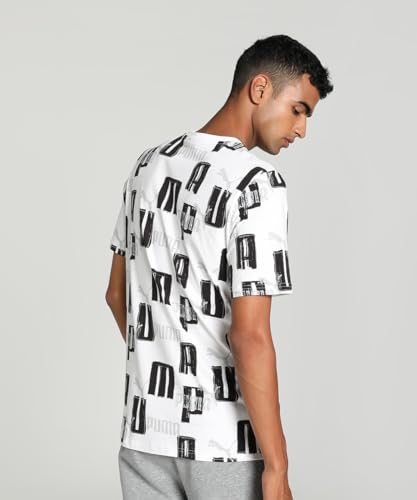 Image of Puma Men's Polyester Regular Fit T-Shirt