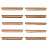 Doublelife 10PCS Wood Unfinished Furniture Pulls Handles - Kitchen Drawer Wardrobe Cupboard Knobs(Ho