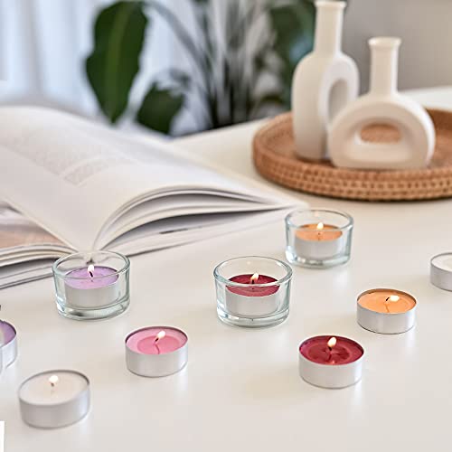 COCODOR-Scented-Tealight-CandlesHoney-Peach-25-Pack-4-5-Hour-Extended-Burn-TimeMade-in-Italy-Cotton-Wick-Scented-Home-Deco-Fragrance-Mothers-day