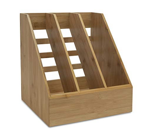 OSCO Bamboo Triple File Holder