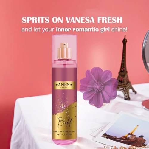 Image of Body Mist Spray Long Lasting Perfume for Women - 135ML Pack of 1 (Bold)