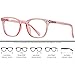 ANDWOOD Blue Light Blocking Glasses Women Men Computer Cat Eye Bluelight Blocker Pink Crystal