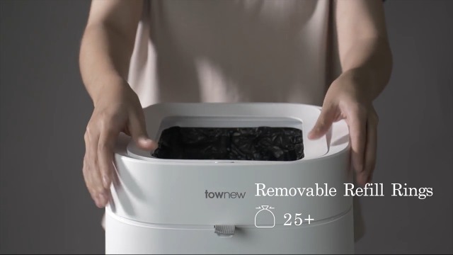 townew T Air Lite (T02B White) Auto Sealing & Self-Changing