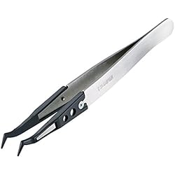 (未使用･未開封品)　ホーザン(HOZAN) ESDチップ 静電気対策チップ 適応:P-512  P-512S-1 kmdlckf Amazon | ホーザン(HOZAN) ESDチップピンセット5本セット ケース付き