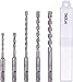 Produktbild Hammerbohrer, TACKLIFE, 5tlg. SDS-PLUS Bohrer Set, Hartmetall Bits, Runder Schaft für Bohrhammer und Schlag-Bohrmaschine, für Beton, Granit, Stein - ADC01C