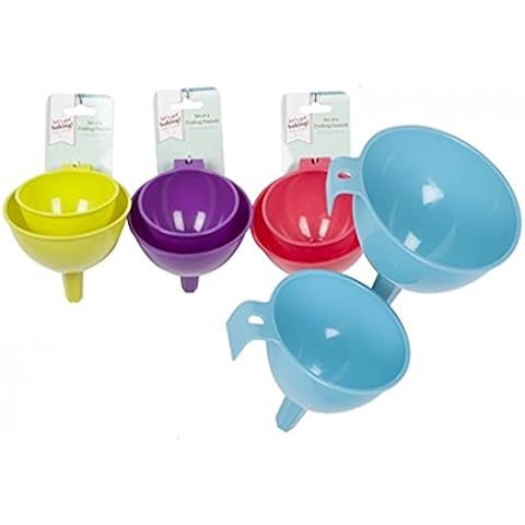 PMS GET BAKING! SET OF 2 FUNNELS TIE ON HEADER 4ASSTD COLOUR Cover