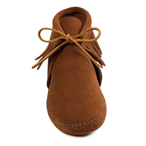 Minnetonka Men's Classic Fringe Moccasin Boot2