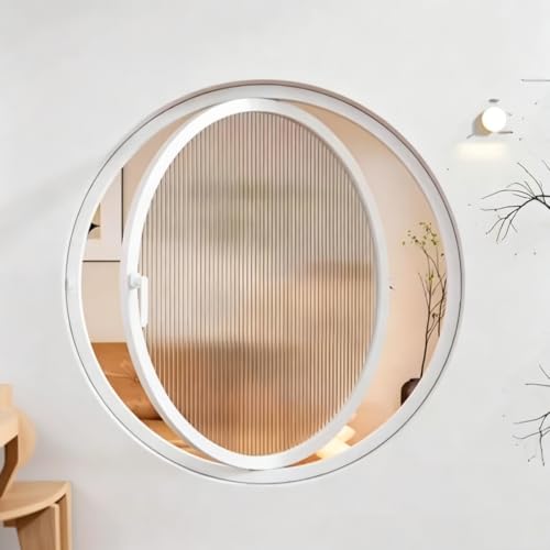 Ventana circular aluminio de 60cm para renovar el aire en paredes interiores 2