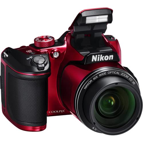 Amazon.com : Nikon COOLPIX B500 Digital Point & Shoot Camera (Red