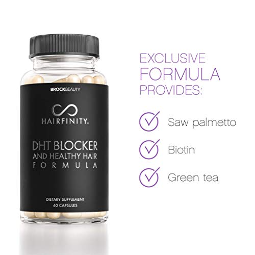 Hairfinity Dht Blocker And Botanical Hair Growth Oil - Supplement With Saw Palmetto, Biotin, And Vitamins To Stop Hair Loss And Regrow Hair - Treatment For Dry Damaged Hair And Scalp #TOP2