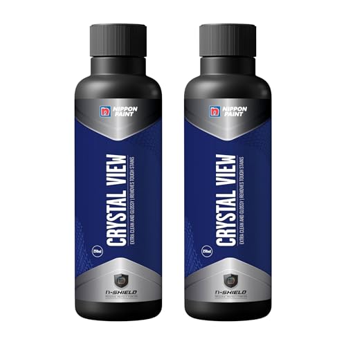 Image of Nippon Paint n Shield 250ml Glass Cleaner Spray | Hydrophobic Action Repels Water and Dust | Removes Tough Residue for Enhanced Visibility | Asia Pacific's No 1 Paint Brand (Pack of 2)