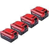 4-Pack 5.0Ah 20V Replace for Porter Cable Lithium Battery, High Capacity Replacement Battery for...