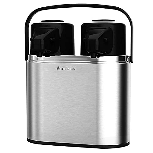 Garrafa Térmica Inox Leite 1,6L e Café 1,6L Termopro