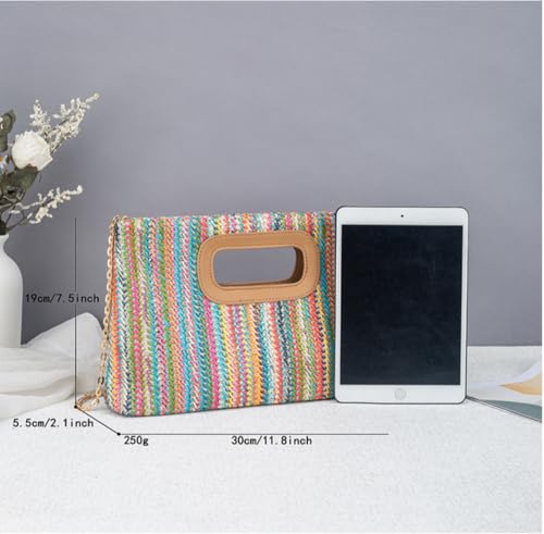 Sac en raphia de plage chic pour des vacances ensoleillées