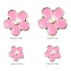 MVPACKEEY 8pcs Daisy Flower Car Air Fresheners - White and Pink, Metal Clips, Fresh Scent for Automotive Interiors #1