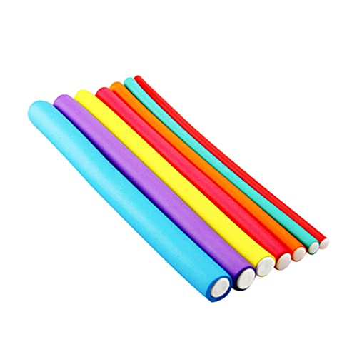 PATKAW 20 Piezas Esponja Para Rizar El Cabello Bigudí Varillas De Pelo Gigantes Rulos Rodillos De Esponja Para El Cabello Rodillo De Pelo De Espuma Curling Rodillo De Explosión Equipo