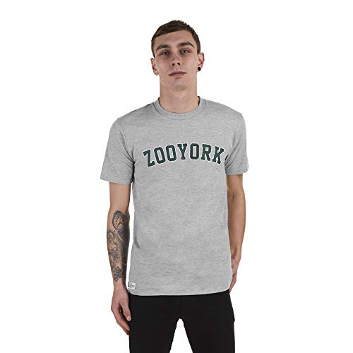 Zoo York Core Arch T-Shirt Camiseta, Gris (Grey Marl SPO), Large para Hombre