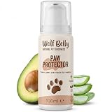 Wolf Belly - Crema Almohadillas Perros con Aloe Vera (100 ml) Bálsamo Protector Hidrata y Repara | Protege del Calor y Sol | con Vitamina E y Aceite de Aguacate | Seguro para Lamer - Hecho en España