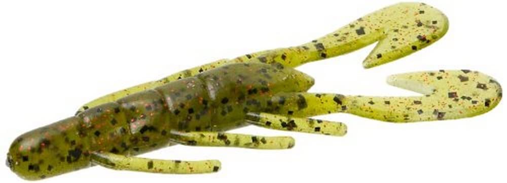 Zoom 080054 Ultra-Vibe Speed Crawfish Trailer, 3-1/2-Inch, 12-Pack, Watermelon Red