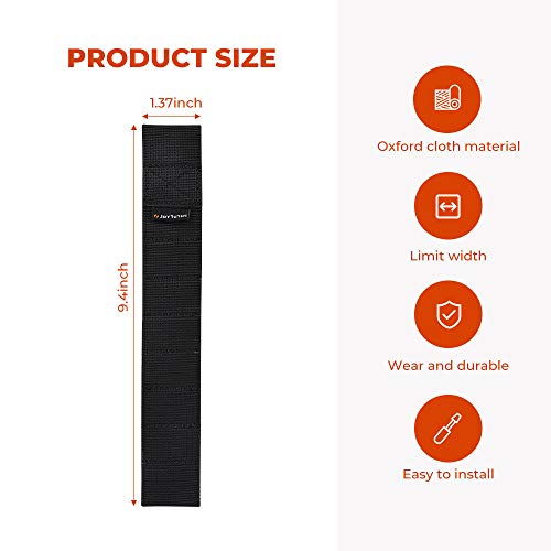 Joytutus Door Limiting Straps Compatible With Wrangler, 2 Pack Updated Heavy Duty Strong Adjustable Door Limiting Check Strap For Wrangler Cj Yj Tj Jk Jku Jl Jlu 1996 To 2021 2022 2023 Load 1000 Lb #TOP1