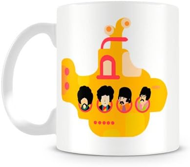 Artgeek Caneca Cer�mica Beatles Yellow Submarine 325 ml
