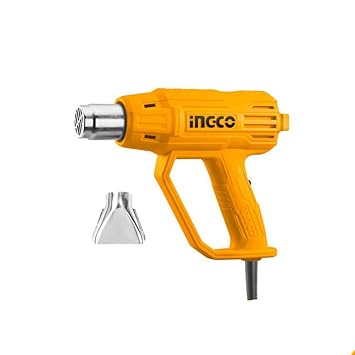 INGCO Heat Gun, 2000W Heavy Duty Hot Air Gun Heat Gun with Overload Protection for Crafts, Shrinking PVC, Stripping Paint (1 Nozzles)