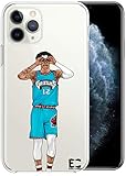 Epic Cases Ultra Slim Thin Light Crystal Clear Basketball Series Soft Transparent TPU Case Cover (Mo