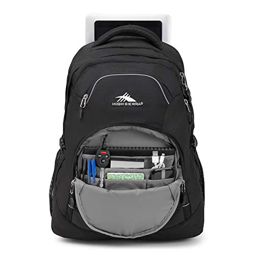 High Sierra Access 2.0 Laptop Backpack, One Size, Black