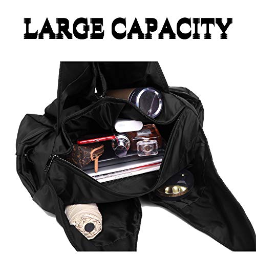 Bolso de hombro impermeable para mujer, amplio y liviano miniatura 4