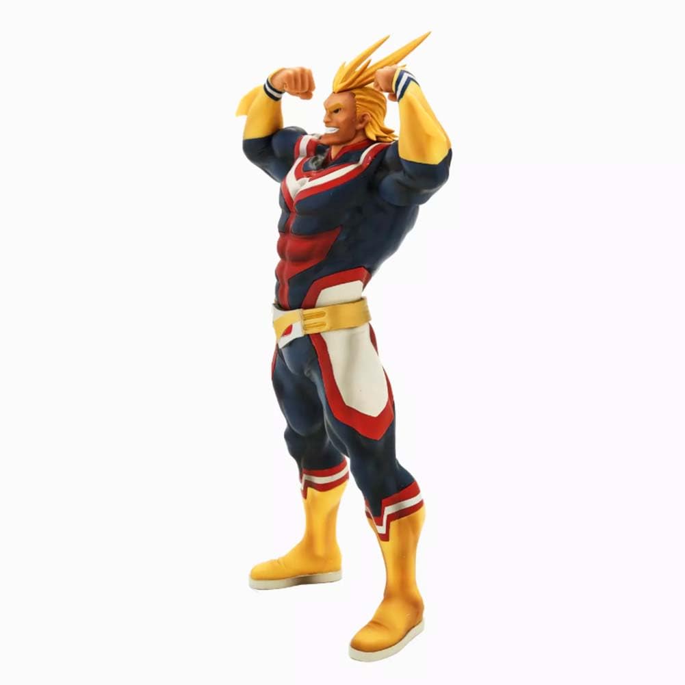 MHA Anime ALL MIGHT Figura de personaje de acción ALL-MIGHT estatua de personaje de acción modelo de anime, figura de acción de anime, adornos de escritorio coleccionables, 28 cm