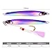 250g 17cm Metal Jigbait Swimbait Fishing Lures Deep Ocean Sea Jigging Tackles River Baits Hard Pesca Wobbler (Color : LF010 E No Hooks)