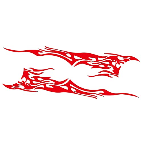 Wlxgyigij Pegatinas de Coche Doble General Motors Side Body Vinilo Pegatina Llama Gran calcomanía gráfica decoración DIY Cover