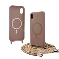 Custodia Per IPhone 13/14 Con Cordino - Cover Magnetica Rosa Compatibile MagSafe - Foto 9