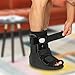 Jewlri Air Walker Boot, Fracture Boot Short Walking Protection Fits Left or Right Foot Ankle Support for Injuries Fractures Sprains Black L