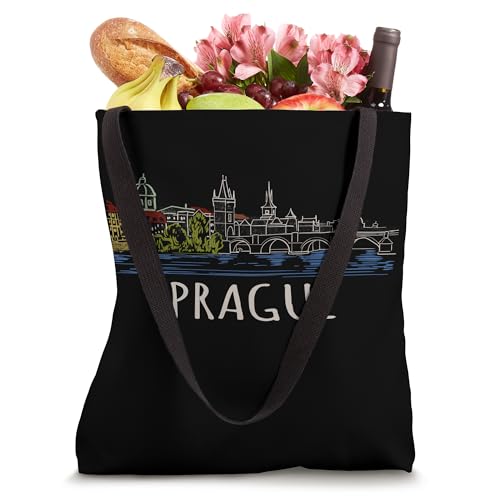 Bolsa tote de recuerdo de Praga, República Checa miniatura 4