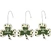 Primitives by Kathy Lucky You Lucky in Love Kiss Me Im Irish Decorative Ornament Set