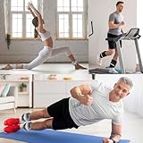 JORICY Adjustable Ankle Weights for Women Men Kids, 1–4kg Pair Leg/Wrist/Arm Weight Straps with Removable Weight for Yoga Walking Running Gymnastics Aerobics Physical Therapy, Purple - Image 5