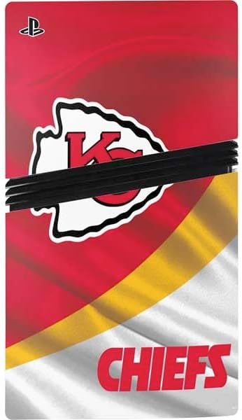 Skinit Decal Gaming Skin Compatible with PS5 Pro Bundle - Officially Licensed NFL Kansas City Chiefs Design