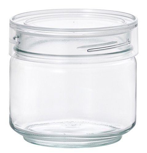 アデリア(ADERIA) CCボトル 500ml クリア 化粧箱入 日本製 保存容器 ガラス キャニスター 密閉容器 調味料入 瓶 密閉 コーヒー豆 果実酒瓶 ガラス瓶 梅酒瓶 M6627