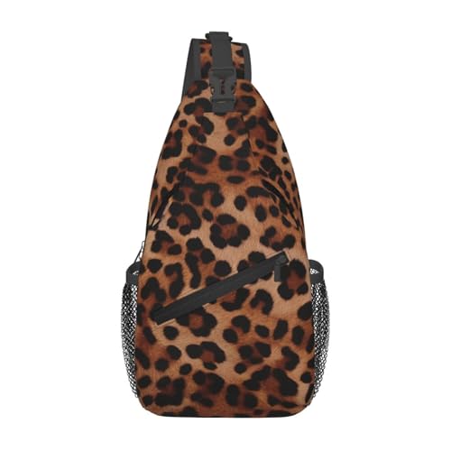 Bolso cruzado estilo animal print para hombres y mujeres miniatura 1